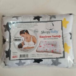 Cale tête & Coussin d'allaitement 2en1 Gris étoilé - Sleepy baby