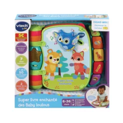 Super Livre enchanté des Baby loulous bleu - Vtech