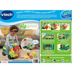 Maxi camion poubelle recyclo'formes- Vtech