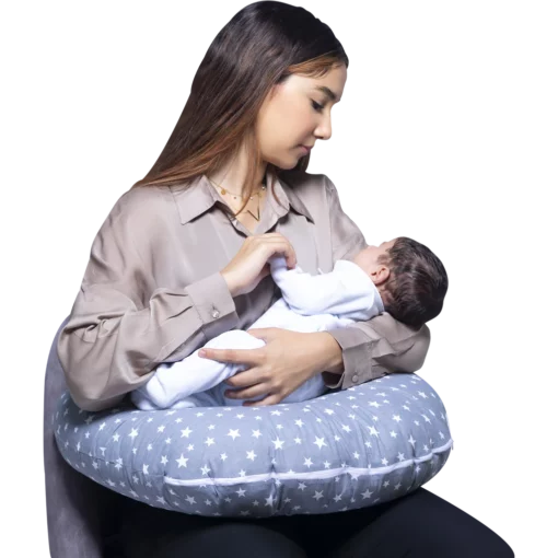 Coussin D’allaitement Étoiles  - bebemam