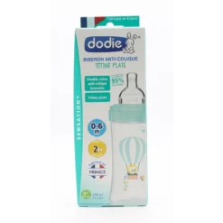 Biberon tétine plate debit moyens anti colique 270ml- Dodie