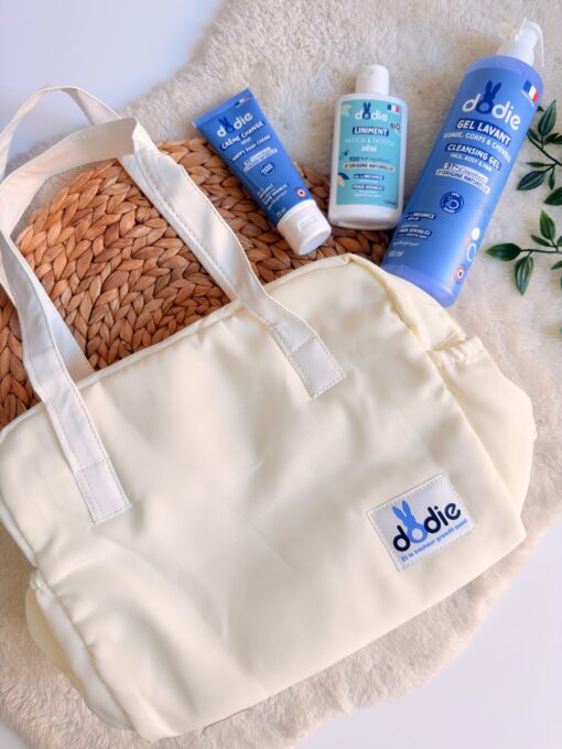 Dodie sac clinique - Gel lavant 500ml +crème change 75ml+liniment 120 ml + sac offert