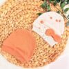 Lot de 2 Bonnets pour bébé à nœud hyper mignons - Coton organique