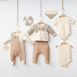 Ensemble de Naissance coton épais 8 pcs - Bébé Garçon