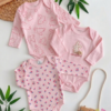 3 Bodies Lapin en Coton Pur : Douceur et Style pour Bébé