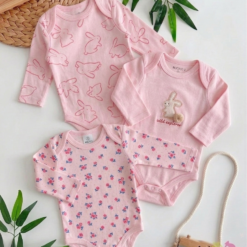 3 Bodies Lapin en Coton Pur : Douceur et Style pour Bébé