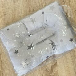 Cale tête & Coussin d'allaitement 2en1 Gris étoilé - Sleepy baby