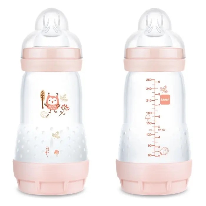 Biberon Easy Start anti-colique Mam 260ml rose