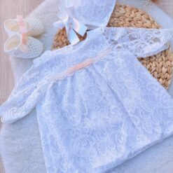 coffret robe dentelle 0-6mois