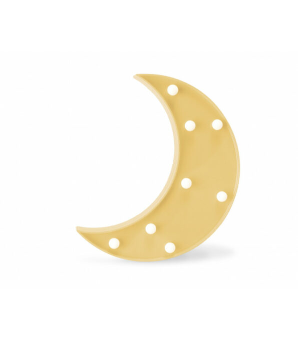 lampe-led-lune-jaune