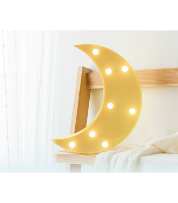 lampe-led-lune-jaune-marrakech