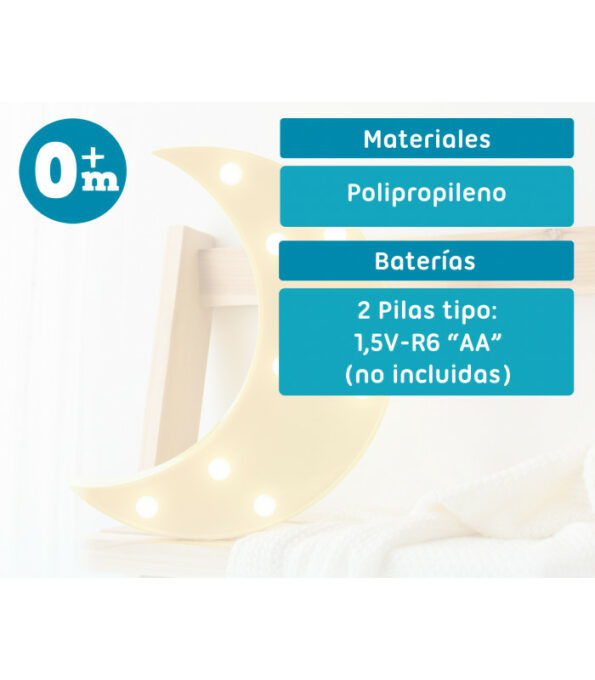 lampe-led-lune-jaune-materiales