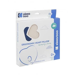 Anti tête plate Coeur Blanc- Kikkaboo