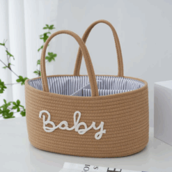 Panier à couches Organisateur pour Bébé en coton de cordes