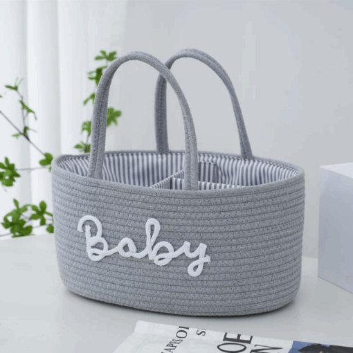 Panier à couches Organisateur pour Bébé en coton de cordes