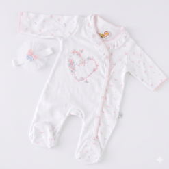 grenouillère bébé fille avec