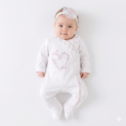 grenouillère bébé fille avec