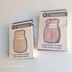 Emmaillotage d'été en muslin avec zip- Bebekevi