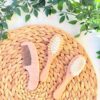 3 Brosses Bébé en Bois Naturel