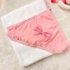 Serviette de bain bébé Ultra Absorbante - motif noeud