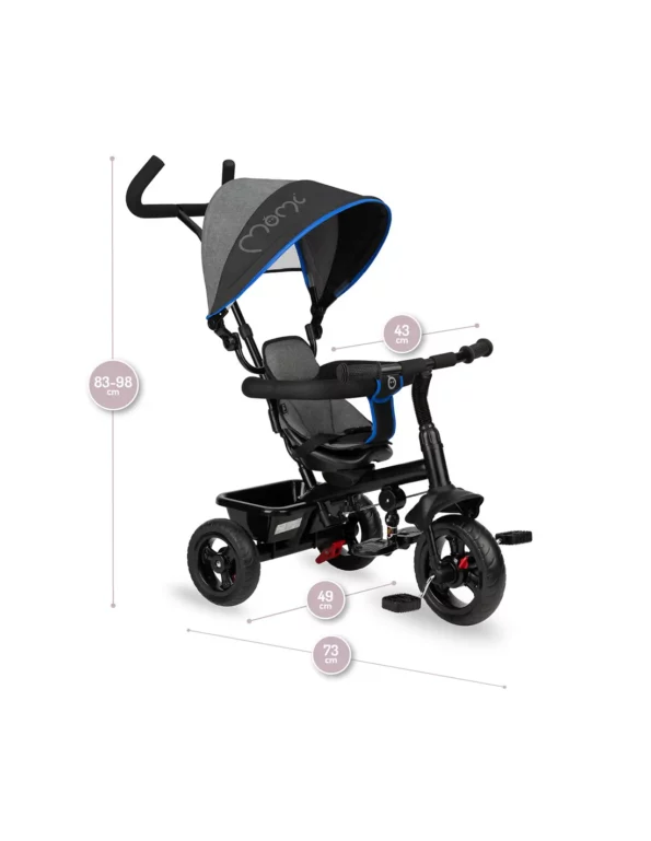 Allobebe-momi-iris-tricycle-gris-bleu-marrakech