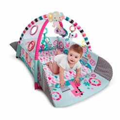 Tapis d'éveil Rabattable 5-en-1 en Rose - Activity