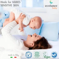 Ecolunes Lessive Bébé Écologique Hypoallergénique 2L – Sans parfum, testée dermatologiquement