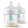 Lot de 2 Biberons Natural Response Valve AirFree 125 ml 0 Mois et + Philips Avent