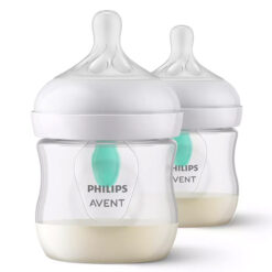 Lot de 2 Biberons Natural Response Valve AirFree 125 ml 0 Mois et + Philips Avent