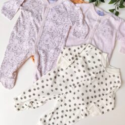 allobebe-Pack 3 Grenouillères Bébé – Confort Quotidien & Douceur Essentielle