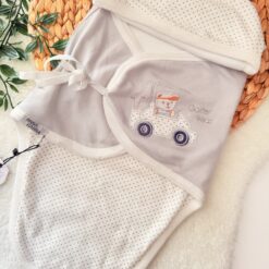 Douce couverture emmaillotage deluxe - Anna babba