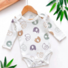 Body Bébé Petit Éléphant - 100% Coton Câlin et Confort