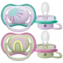 Lot de 2 Sucettes Ultra Air Fille 0-6m - Philips Avent