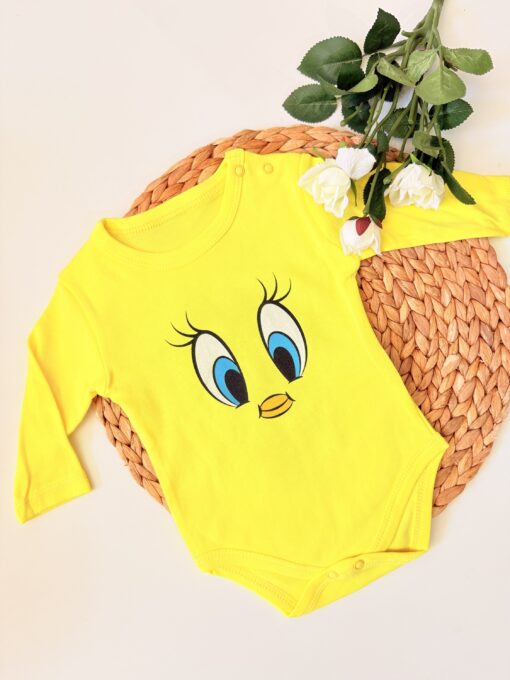 Body Bébé Tweety : Douceur et Confort du coton