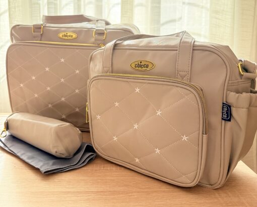 Sac à Langer Duo Grand & Petit Multi-rangements - porte bouteille et tapis offerts