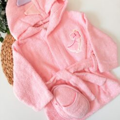 peignoir à capuche baby