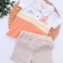 Ensemble bébé short-t-shirt - coton respirant