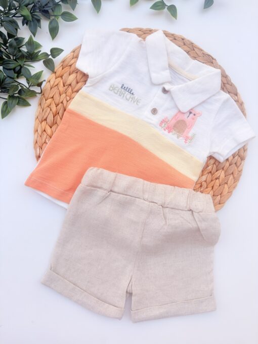 Ensemble bébé short-t-shirt - coton respirant