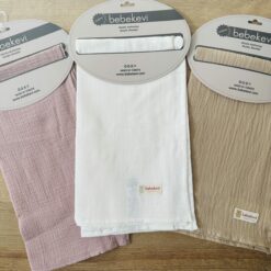 Bebekevi Couverture en mousseline de coton pur pour bébé