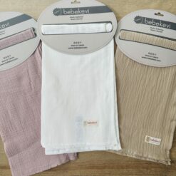 Bebekevi Couverture en mousseline de coton pur pour bébé