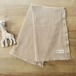 Bebekevi Couverture en mousseline de coton pur pour bébé
