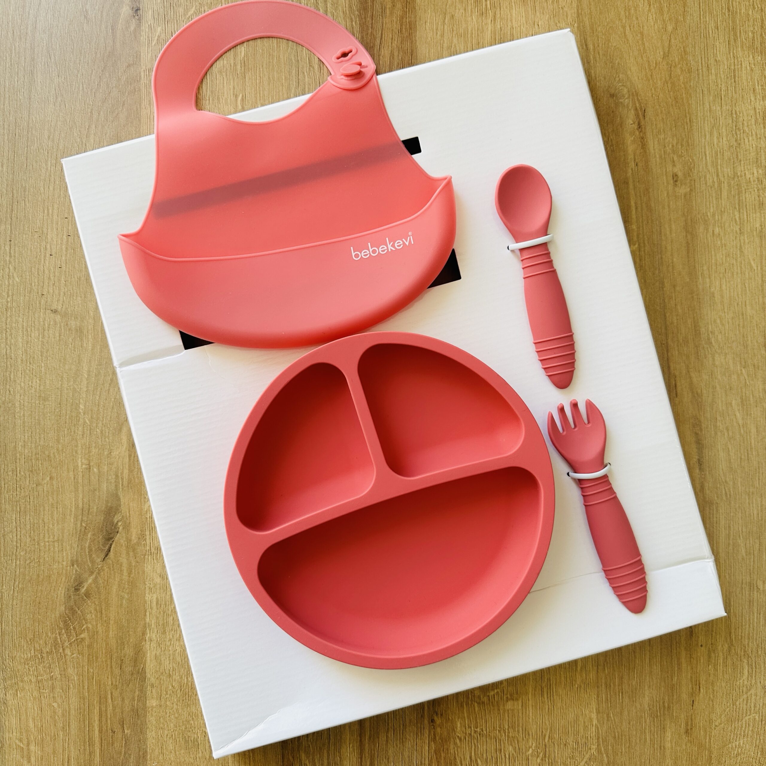 Set repas silicone 4 piéces – bebekevi - Allobebe Maroc