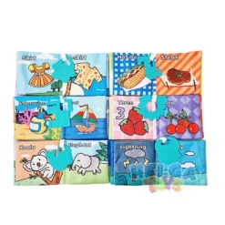 Coffret 6 livres en tissu éducatifs Kids Melody pour bébé dès 0 mois