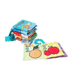 Coffret 6 livres en tissu éducatifs Kids Melody pour bébé dès 0 mois