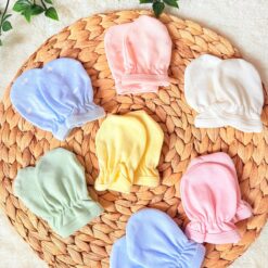 Paire de Moufles bébé 100% Coton - sebi