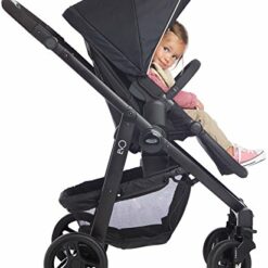 Poussette révérsible confort EVO avec protection pluie Noir - GRACO