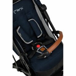 Poussette pliable légère en Noir et Bleu - Ofra - MoMi