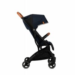 Poussette pliable légère en Noir et Bleu - Ofra - MoMi