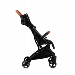 Poussette pliable légère en Noir et Bleu - Ofra - MoMi