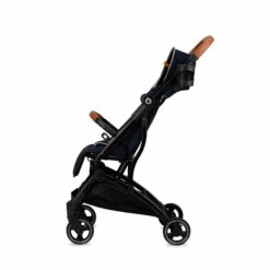 Poussette pliable légère en Noir et Bleu - Ofra - MoMi